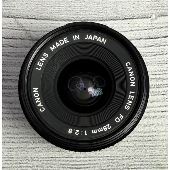 Canon 28mm f/2.8 FD-Mount Manual Focus Lens